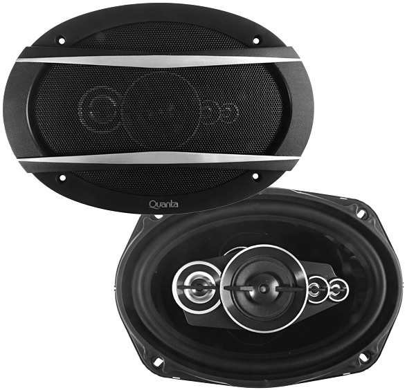 Alto Falante Quanta QTALF35 5 Vias 6x9" 35W - Preto